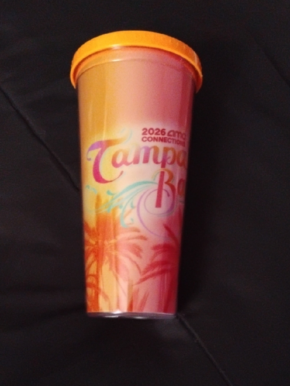 AMC Tampa Bay Gradient Insulated Travel Cup - Orange Lid🎁✨